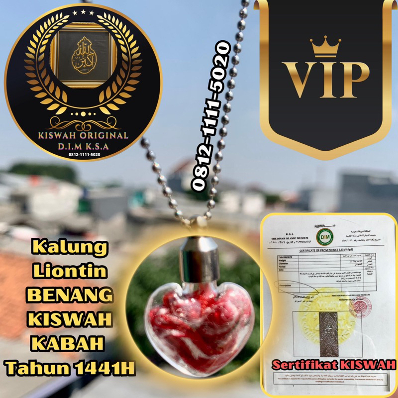 KALUNG LIONTIN BENANG KISWAH / KABAH / MAKAM RASULULLAH