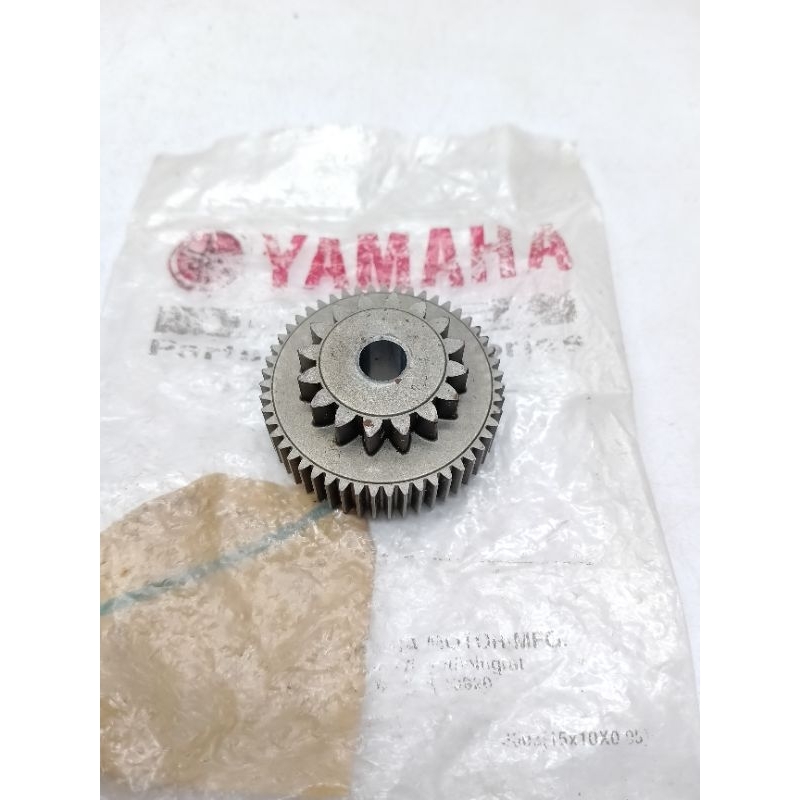 gigi gear gir penghantar dinamo stater starter yamaha jupiter z vega r lama 16T original asli yamaha