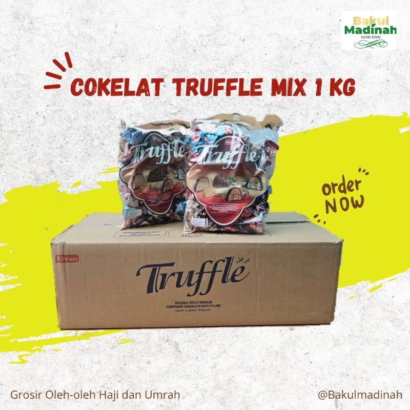 

coklat trufle mix 1kg oleh oleh haji dan umroh