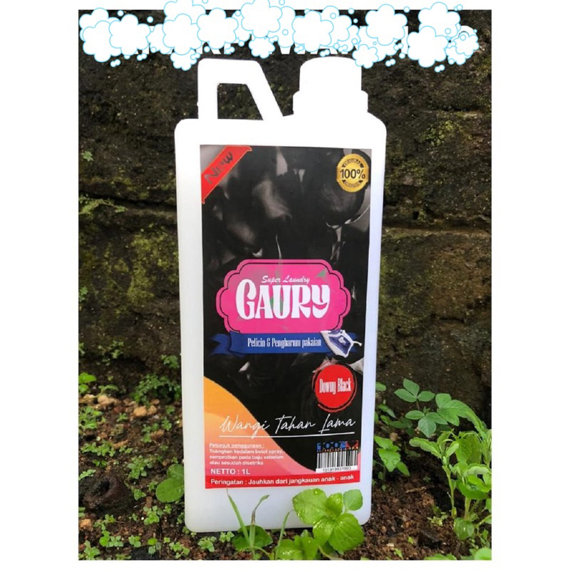 GAURY PELICIN DAN PEWANGI SETRIKA PAKAIAN LAUNDRY// Downy Black