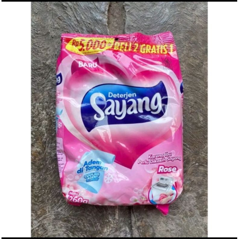 Detergen Sayang kemasan 5000#Detergen Bubuk Sayang