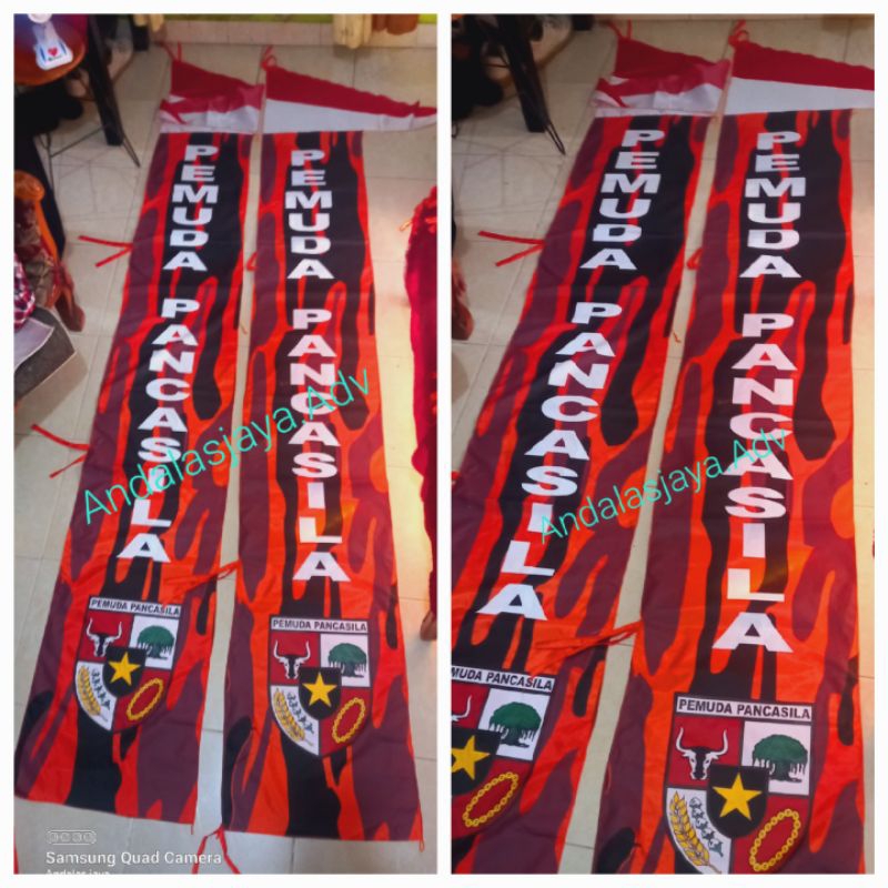 Umbul2 Loteng PEMUDA PANCASILA ( Ukuran standar 3mtr X 50cm)