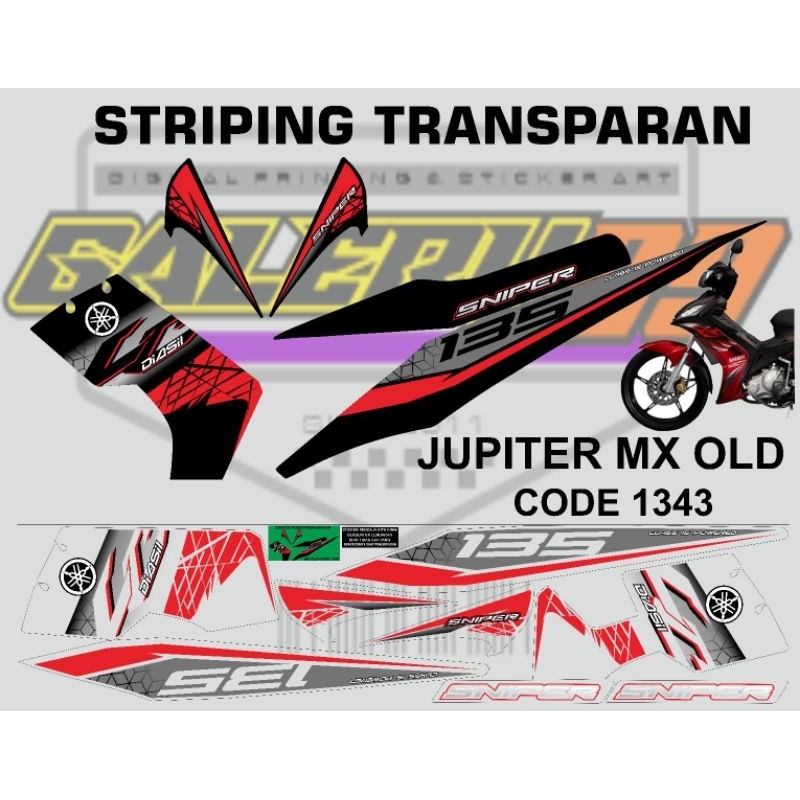 striping transparan JUPITER MX OLD