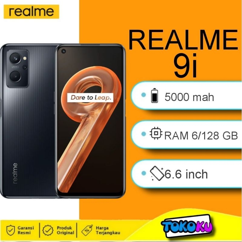 REALME 9i RAM 6/128 GB - GARANSI RESMI INDONESIA