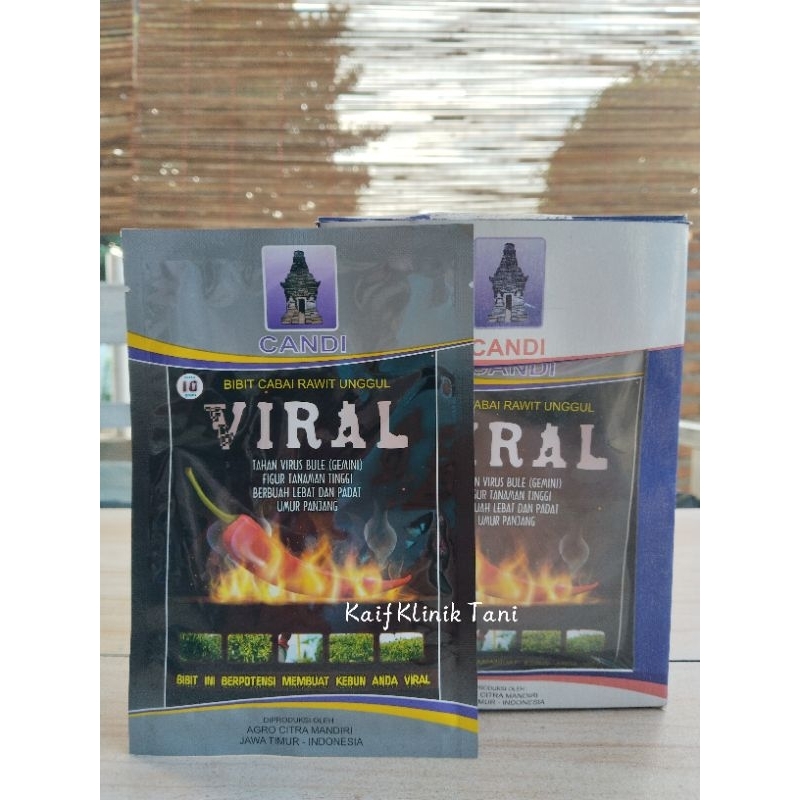 Benih Unggul Cabe Rawit VIRAL 10 Gram - Cap Candi