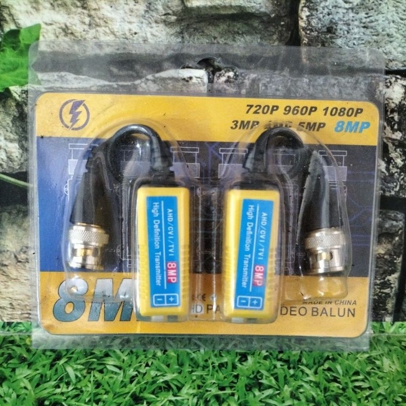 BALUN CCTV 8MP VIDIO BALUN