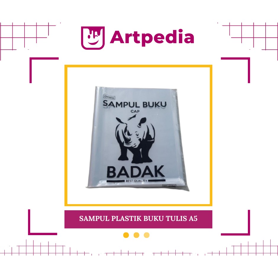 

SAMPUL PLASTIK BUKU TULIS / SAMPUL PLASTIK TEBAL / SAMPUL PLASTIK A5 / SAMPUL PLASTIK KWARTO / SAMPUL PLASTIK KWARTO TEBAL CAP BADAK