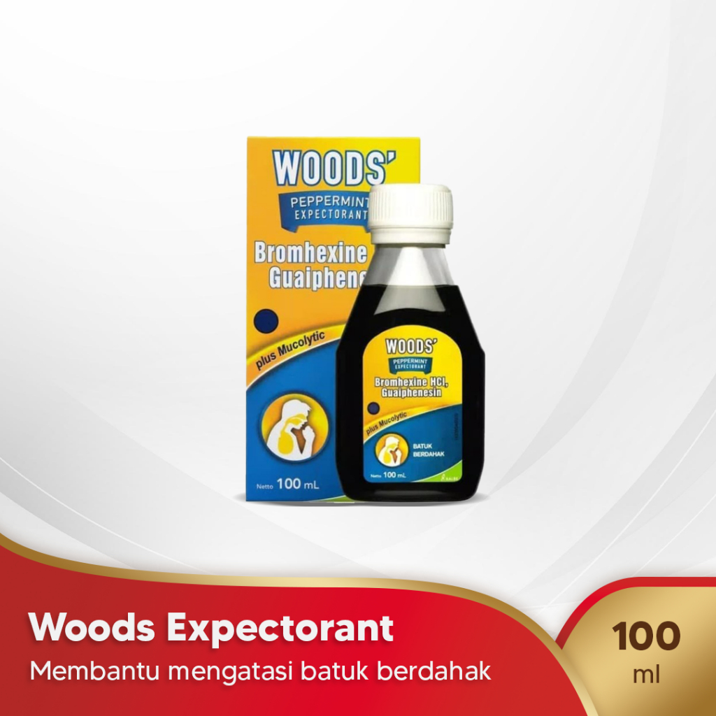 Woods Expectorant 100 Ml - Obat Batuk Berdahak