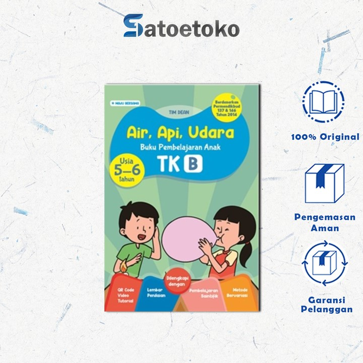 Air, Api, Udara, Buku Pembelajaran Anak TK-B, Usia 5-6 Tahun