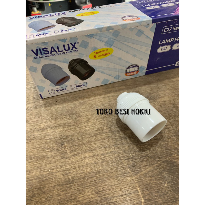 Fiting Gantung Visalux / Fiting Gantung Putih Visalux E27