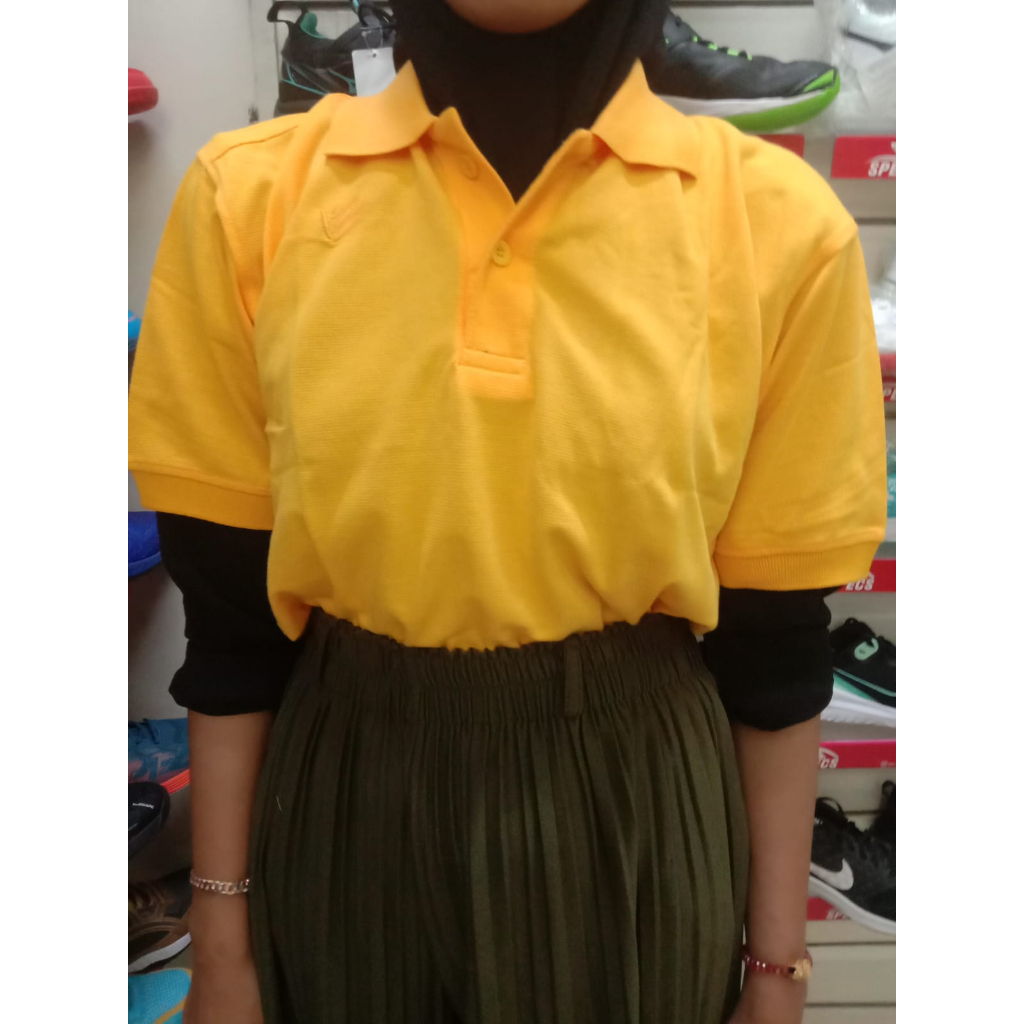Baju Olahraga Veet Lengan Pendek - Kuning