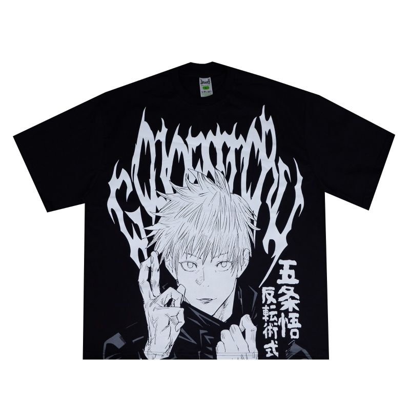 KAOS JUJUTSU KAISEN GOJO SATORU ANIME KARTUN MANGA KAOS GOJO SATORU