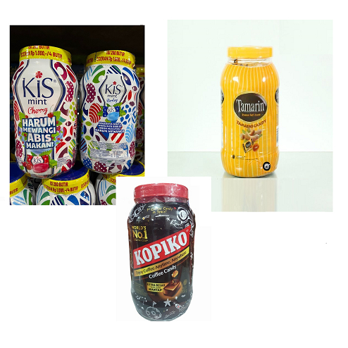 

Permen Kopiko / Kis / Tamarin / Relaxa Kemasan / Blester / Fruzz TOPLES JAR