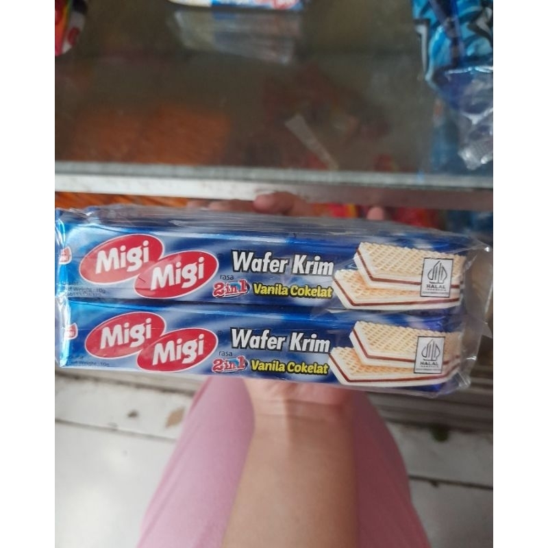 

Migi migi wafer krim isi 10pcs