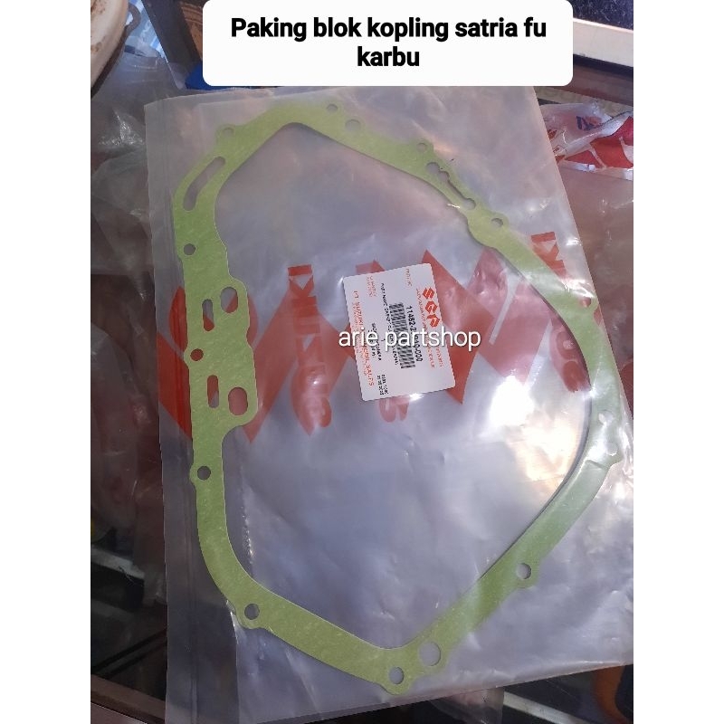 paking gasket blok kopling satria fu karbu original