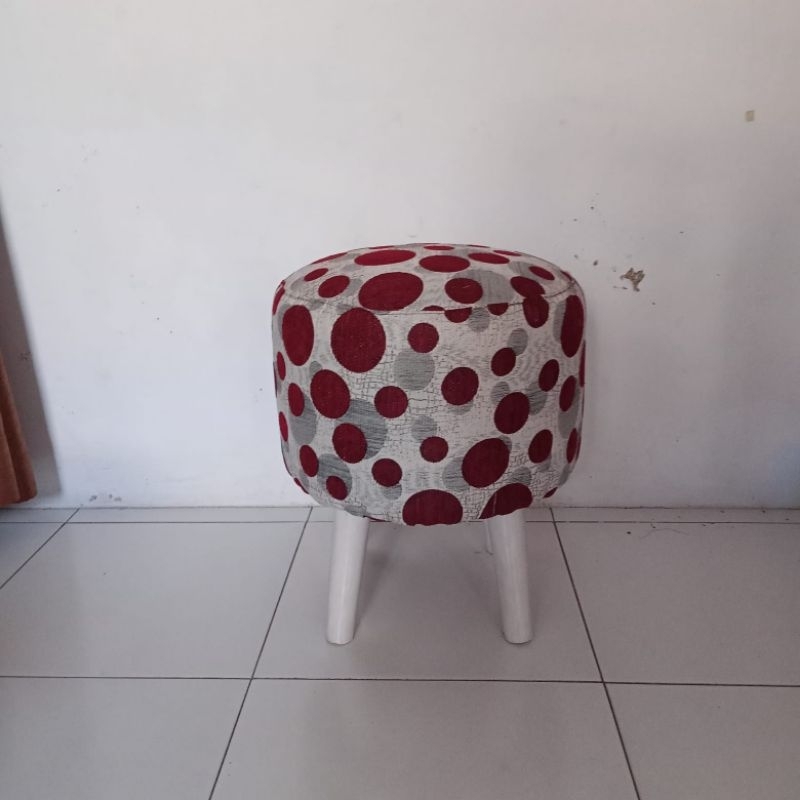 Kursi stool / sofa bulat / sofa stool