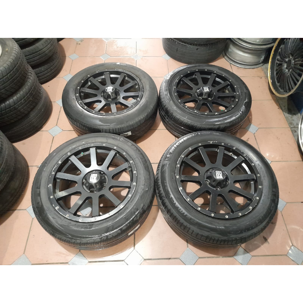 Velg Mobil Bekas Ring 17 Lobang Baut 5 Ban 215 60 R17 Reborn Rush Terios Juke Venturer