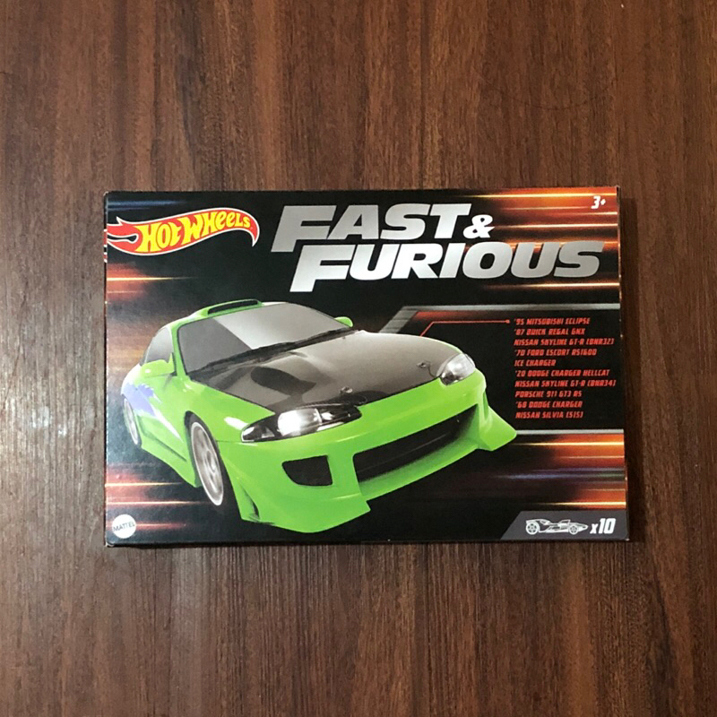 Hot Wheels Fast & Forious 10 car pack