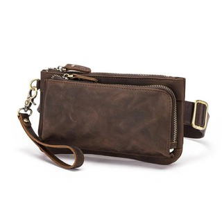 Waistbag Kulit Asli - Tas Pinggang Kulit Premium- Leather Waistbag - Tas Kulit Pria Asli