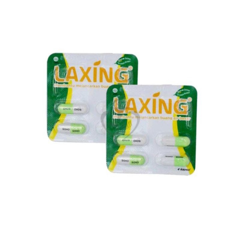 Laxing Strip Isi 4 Tablet/ Obat Herbal / Pelancar BAB;8998777140109