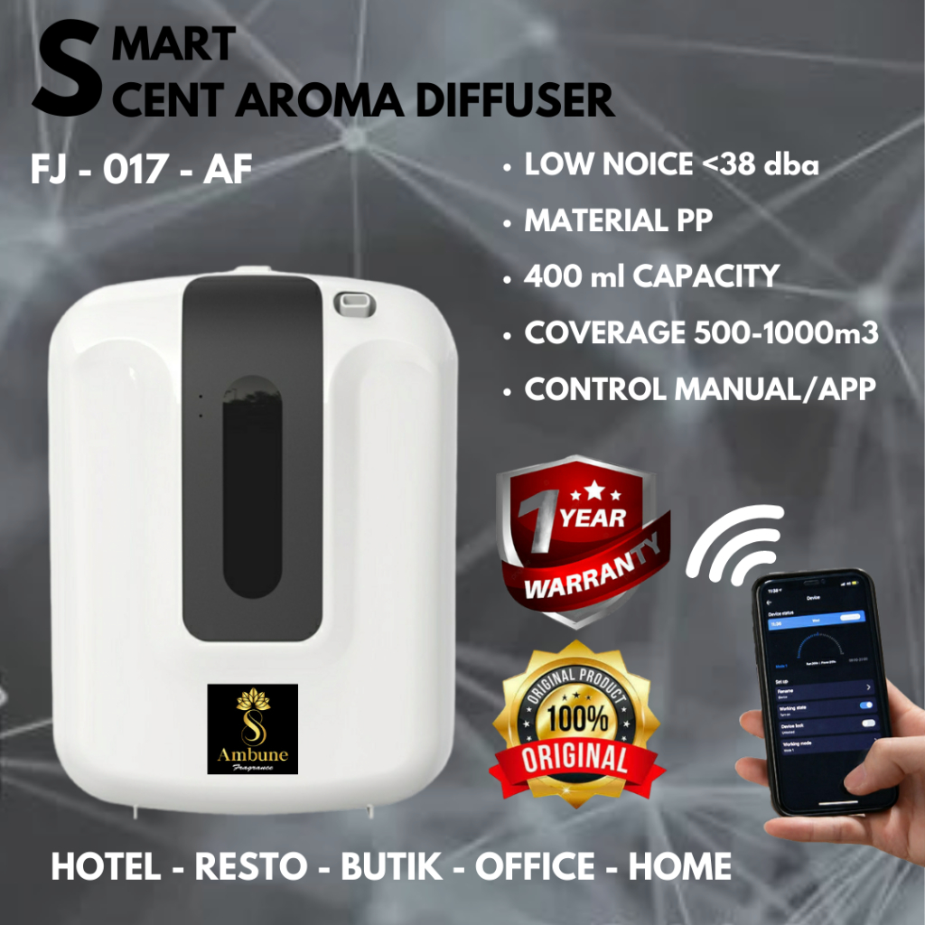 Scenting mesin smart diffuser FJ-017 AF pengharum ruangan Ambune