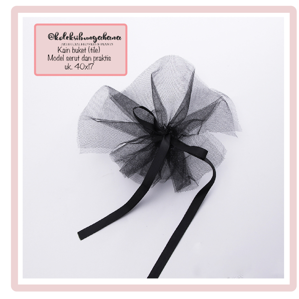 

kain tile buket bunga artificial flower wrapping