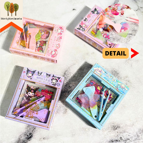 

Sticker Set Box Sanrio CYW Bonus Perata dan Alat Capitan Sticker Scrapbook Journaling Lucu Termurah Fancy Best Gift Present For Birthday Event Souvenir Alat Tulis Kantor Sekolah Ready COD