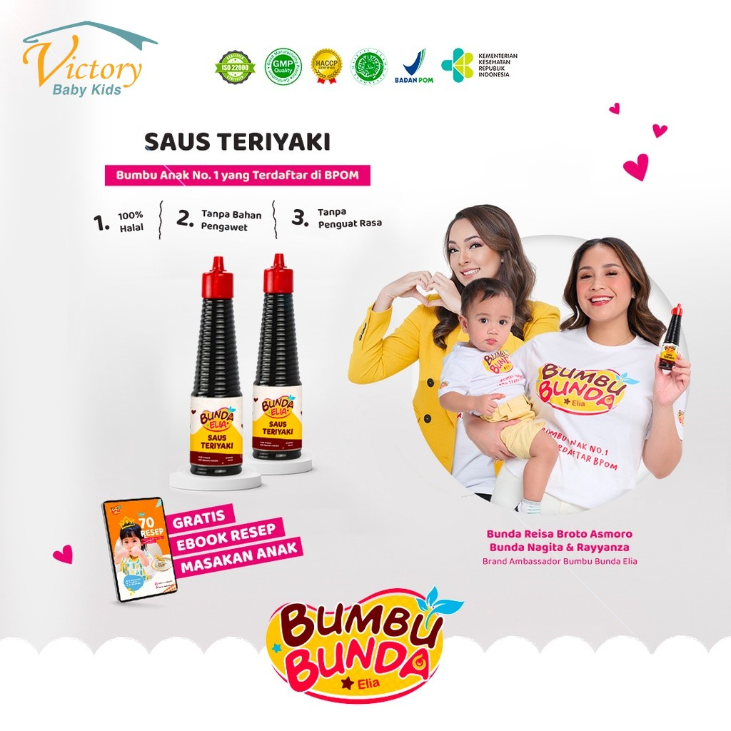 

Bumbu Bunda Elia Saus Teriyaki Non MSG Non Pengawet / Bumbu MPASI / Bumbu Anak Non MSG / Saos Teriyaki Non MSG Non Pengawet / Saus Teriyaki Halal