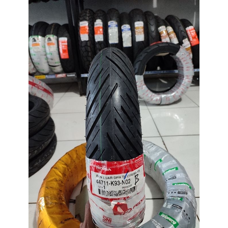 Ban Luar Motor Matic Tubless Scoopy Ahm Federal 100/90-12
