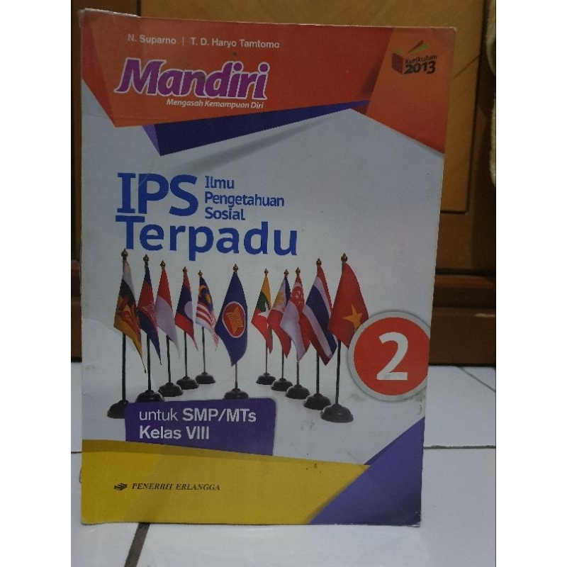 Buku mandiri IPS terpadu kelas 8 erlangga kur 2013