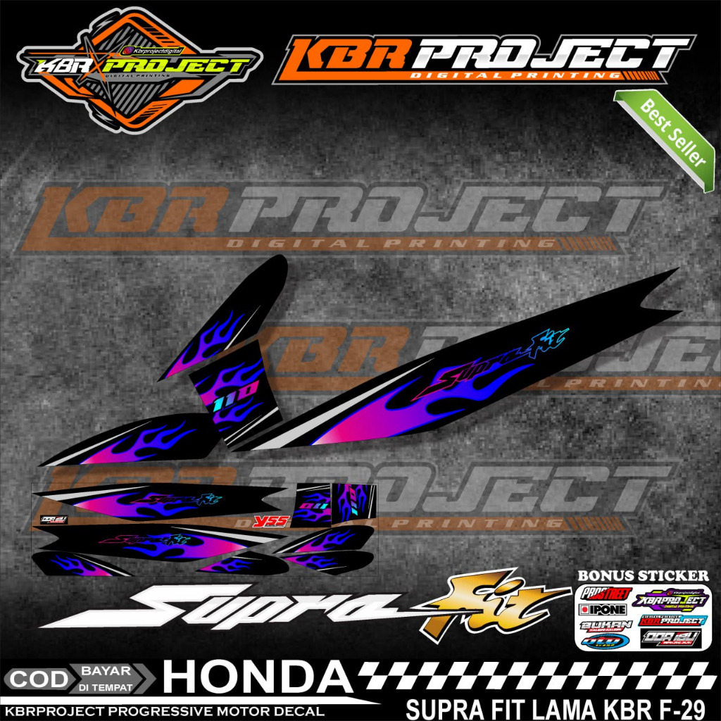 SUPRA FIT LAMA STIKER STRIPING PREMIUM MOTOR PREMIUM KEREN LIS VARIASI SUPRA FIT LAMA STIKER MOTOR H