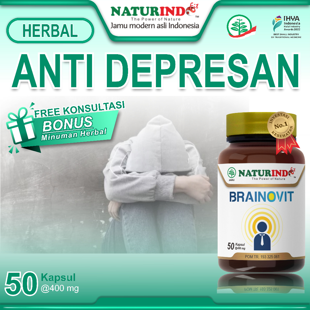 Obat Suplemen Anti Depresan Stres Depresi Pikun Gangguan Syaraf Otak Gelisah Daya Ingat Alzheimer Su