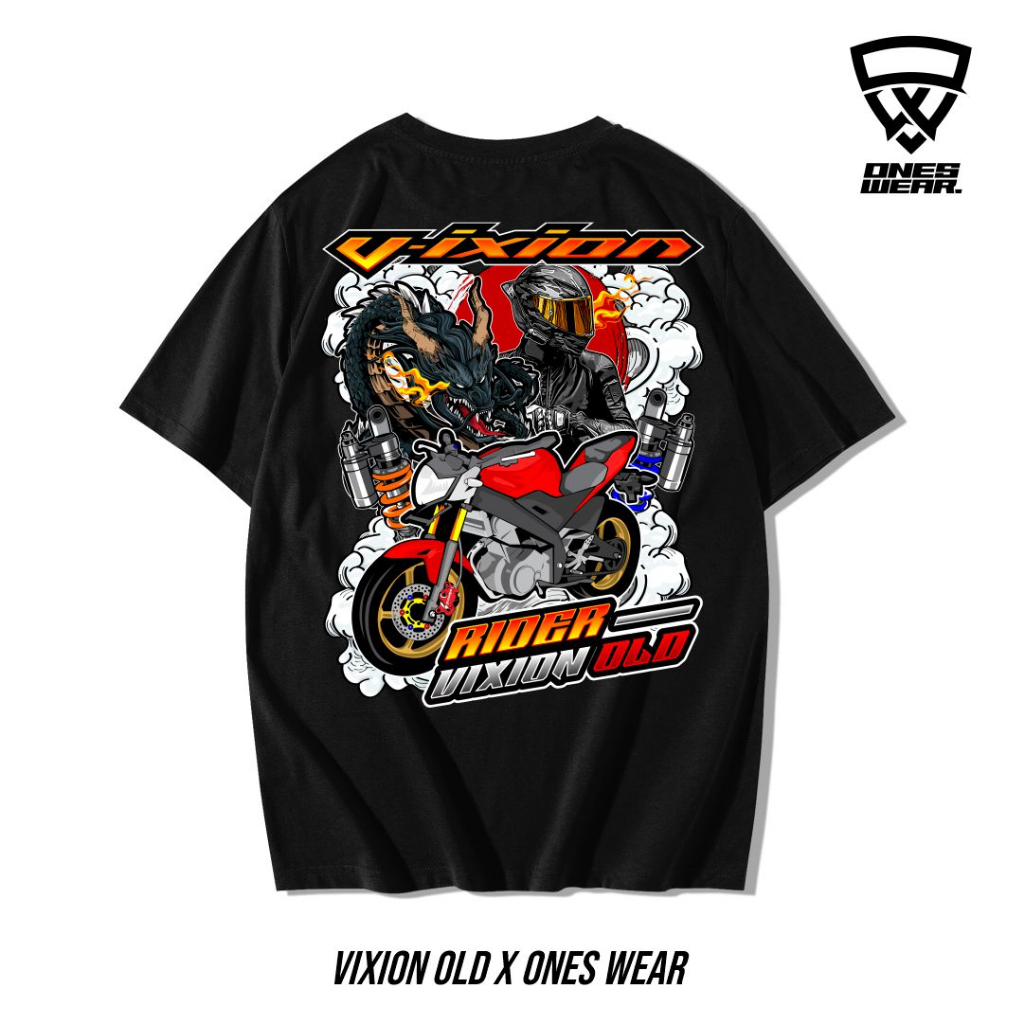 Kaos Motor Pria Wanita Yamaha Vixion Old New Sunmoride
