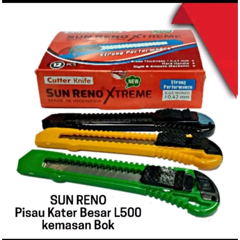 

Cutter isi 12pcs Cutter Sunreno Grosir