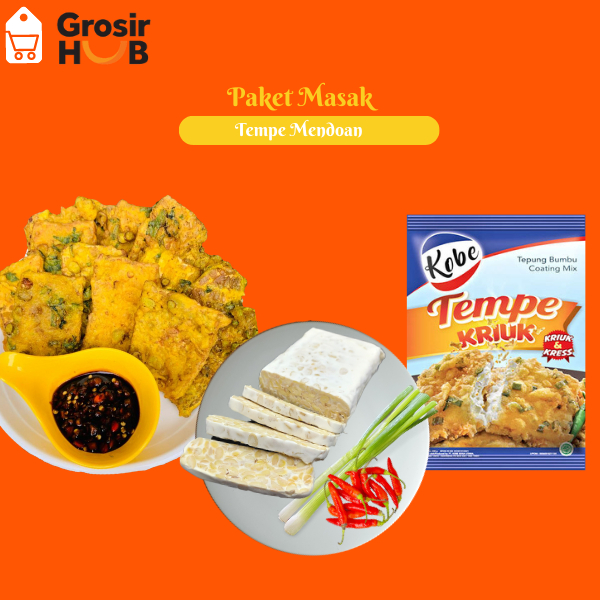 

Paket masak Tempe Mendoan