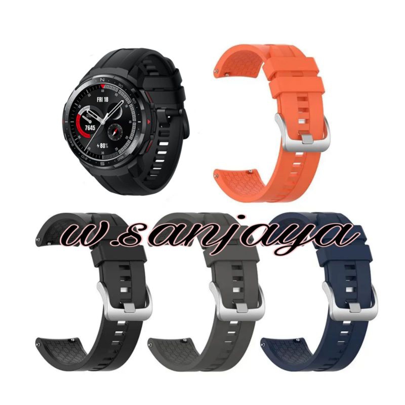 TALI JAM HONOR WATCH GS PRO HONOR WATCH MAGIC 2 46MM STRAP SILICONE WATCH BAND RUBBER KARET
