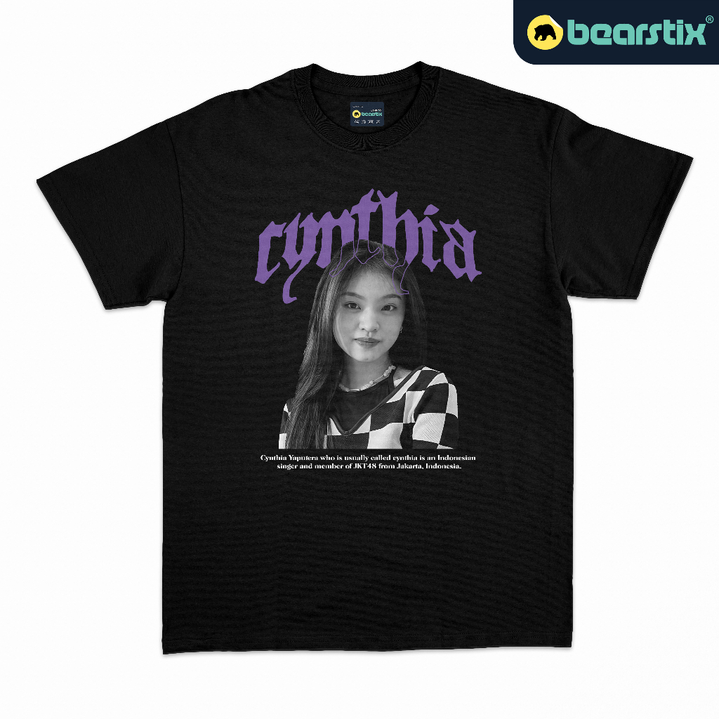 BEARSTIX - Tshirt Cynthia JKT48 - Kaos Wota - Baju Cynthia Yaputera