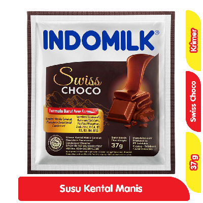 

Indomilk Susu Kental Manis Swiss Choco renceng isi 6