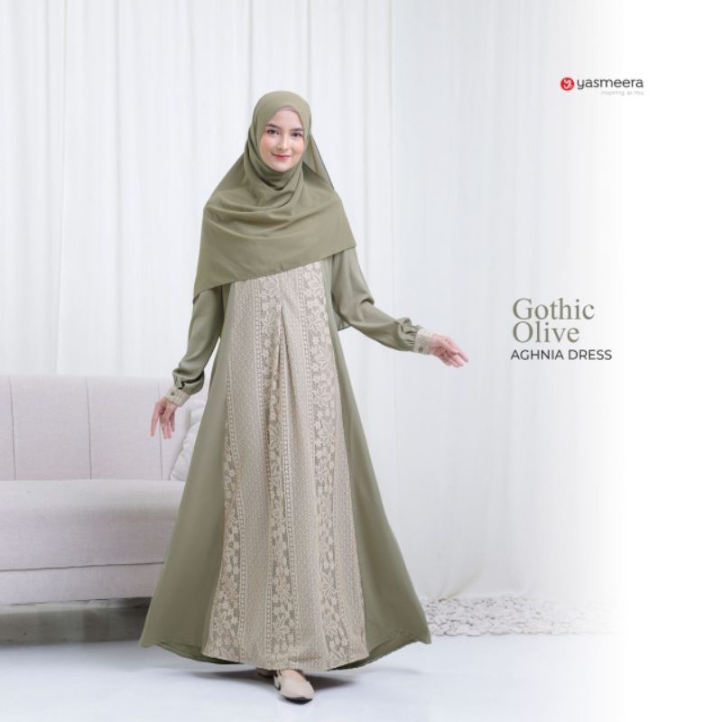 GAMIS YASMEERA AGHNIA DRESS GAMIS YASMEERA TERBARU