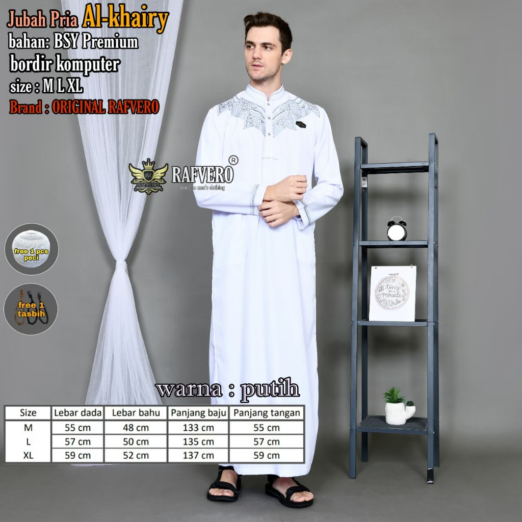 Jubah Pria Terbaru / Gamis  Pria Dewasa Terbaru /jubah Gamis  Mewah Bordir