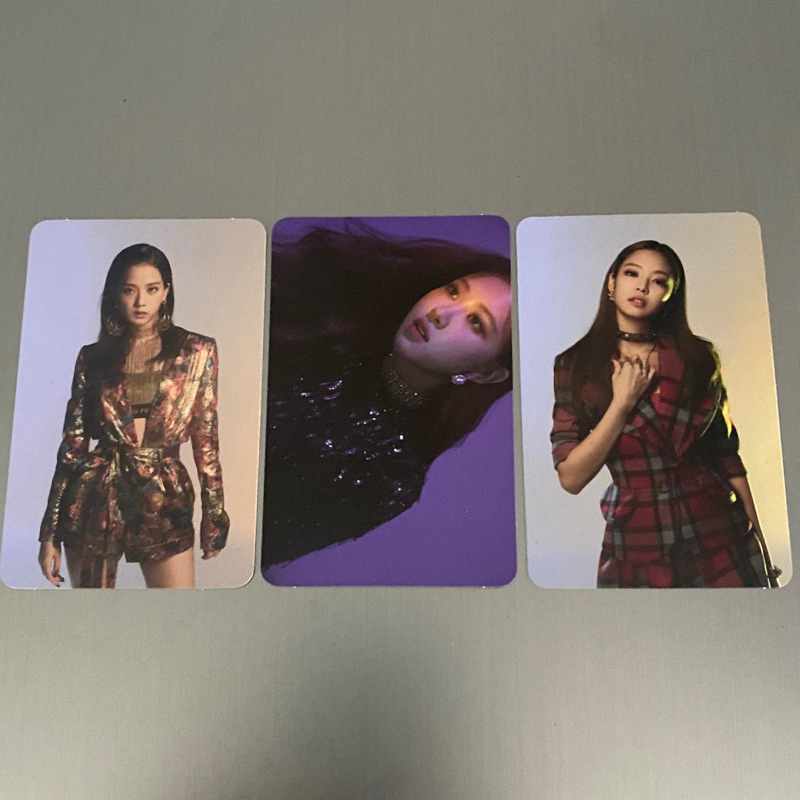 Jennie Rosé Jisoo blackpink square up photocard