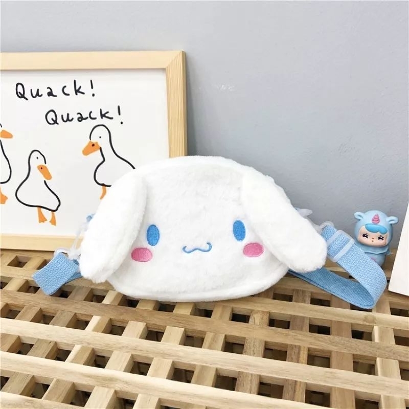 Tas selempang bulu cinnamoroll