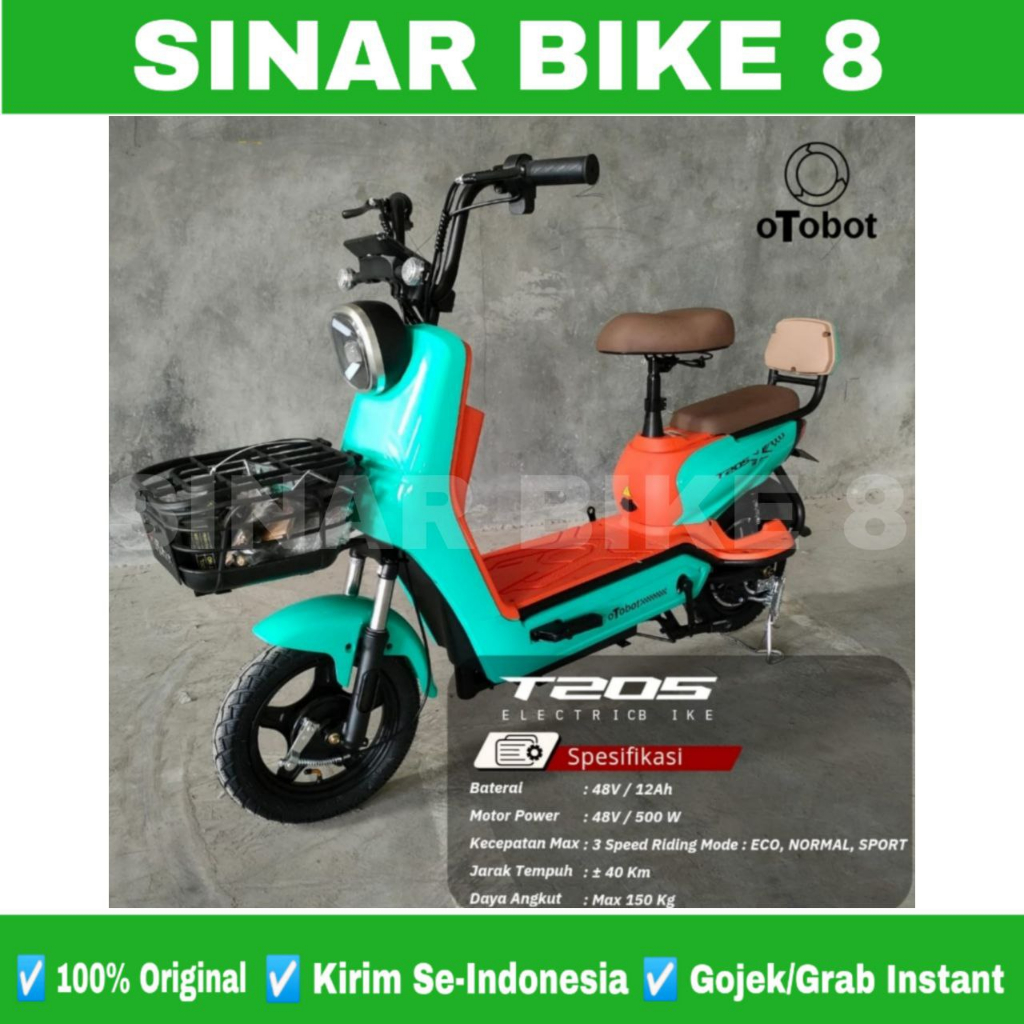 Sepeda Listrik OTOBOT T205 T 205 500 Watt Electric E Bike