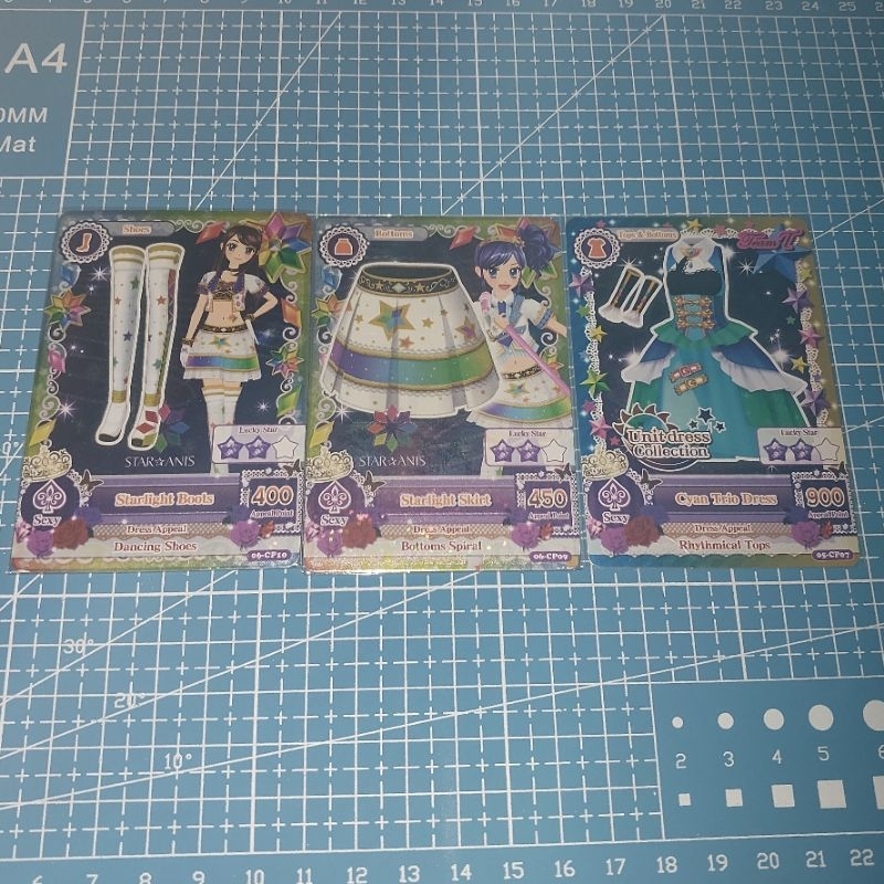 (SISA TRISTAR YURIKA) KARTU AIKATSU CAMPAIGN TRISTAR STAR☆ANIS RARE CARD