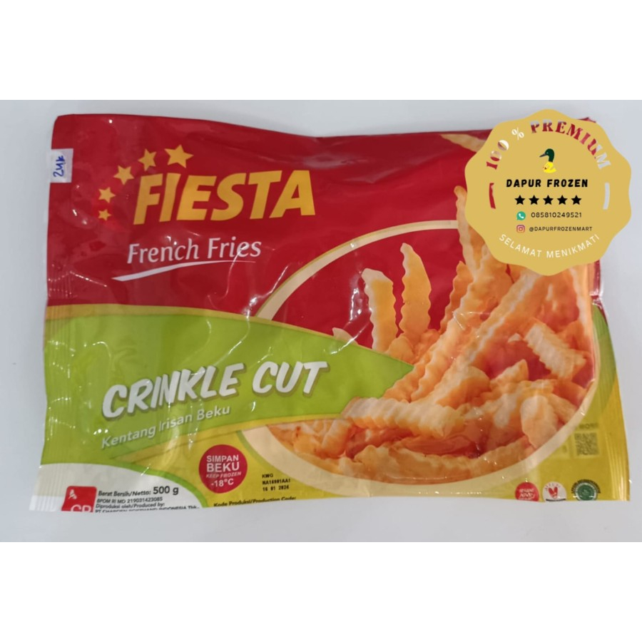 

Fienta Kentang Goreng Crinkle Cut 500gr