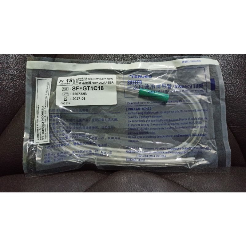 selang makan terumo fr 18 - ngt terumo stomach tube fr18 - selang makan terumo fr18 - feeding tube t