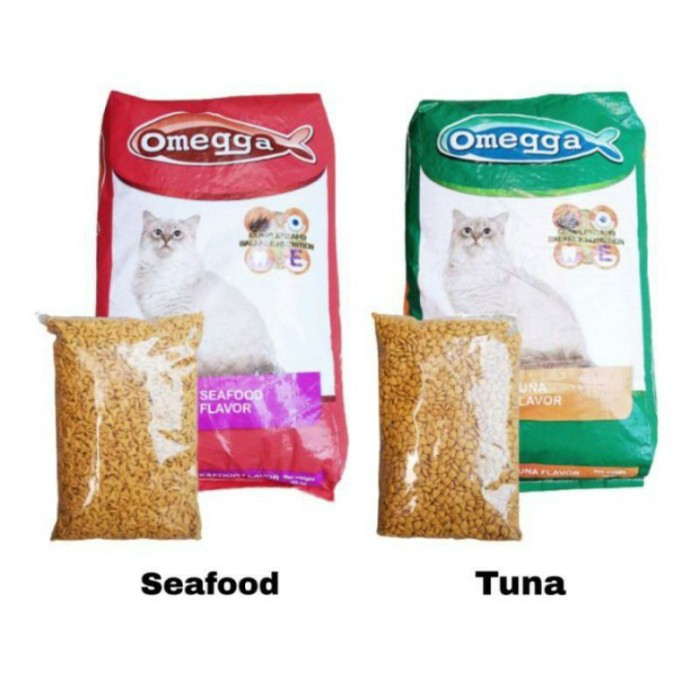 Makanan Kucing - Omega 1KG Repack