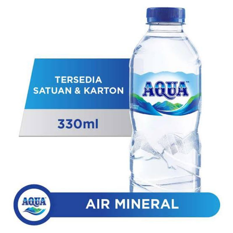 

Air mineral aqua 330ml 1 dus