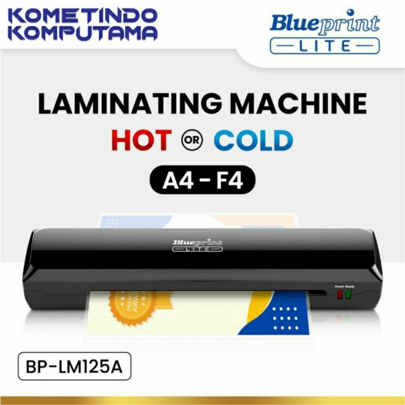 

BP-LM125A Mesin Laminating F4 A4 Hot and Cold BLUEPRINT LITE BP-LM125A Original