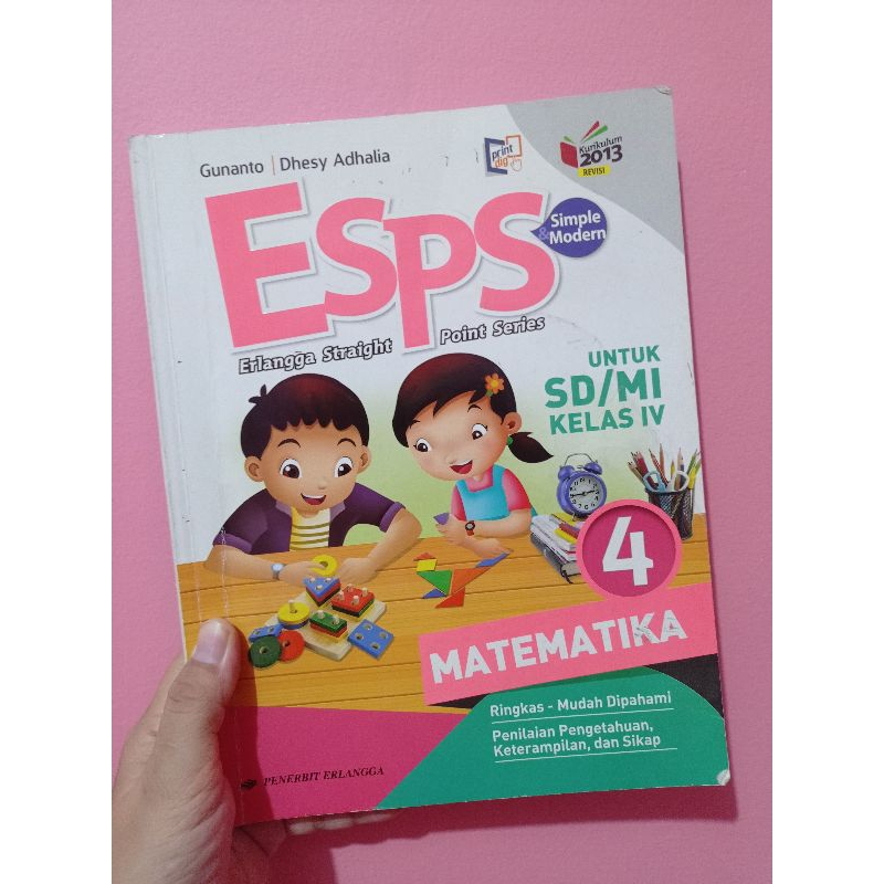 

Buku ESPS MATEMATIKA KELAS 4 ERLANGGA ORIGINAL (BEKAS LAYAK PAKAI ) ESPS ORIGINAL BERWARNA